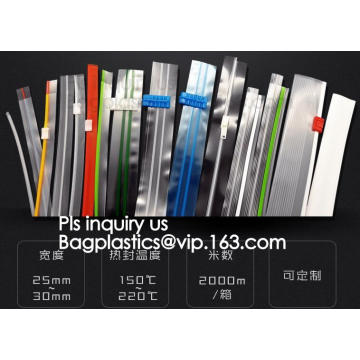 RUBBER ZIPPER, PLASTIC SLIDER, EASY TEAR ZIPPER, PRESS LOC ZIPPER, FLANGE ZIPPER, VACUUM ZIPPER, YKK